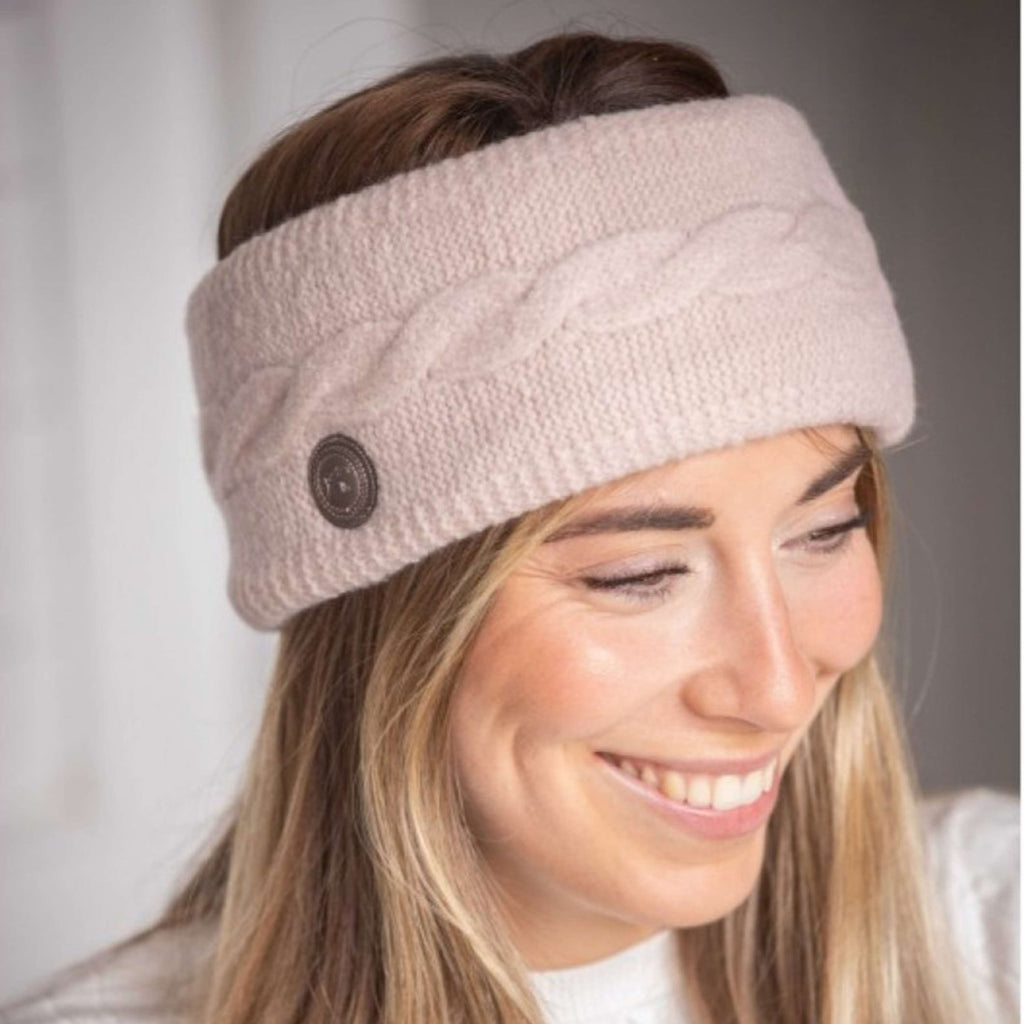 Pénélope Stirnband Mel Beige