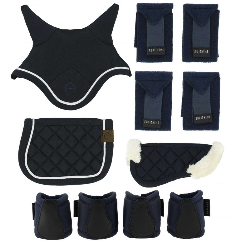 EQUITHÈME Pony Academy Zubehörset Mini Navy