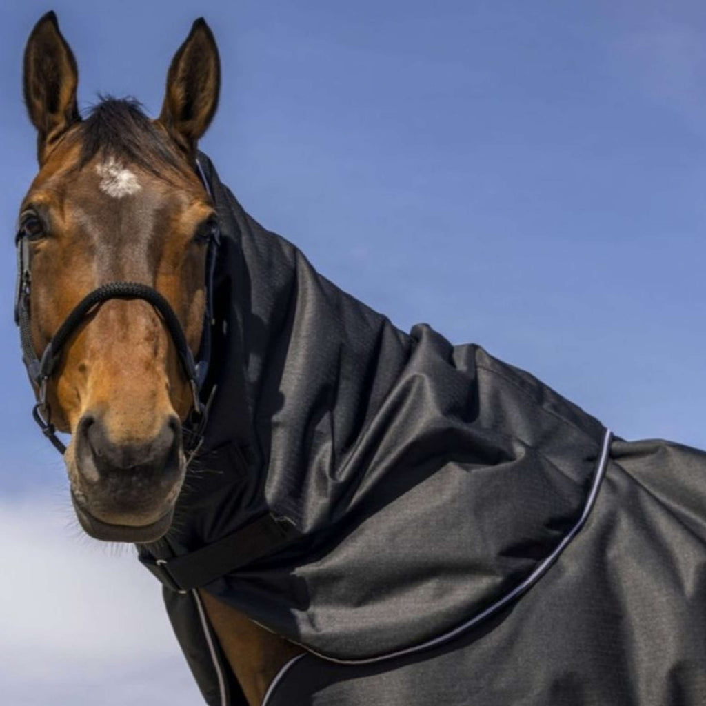 EQUITHÈME Halsstück Tyrex 600D 0g Schwarz