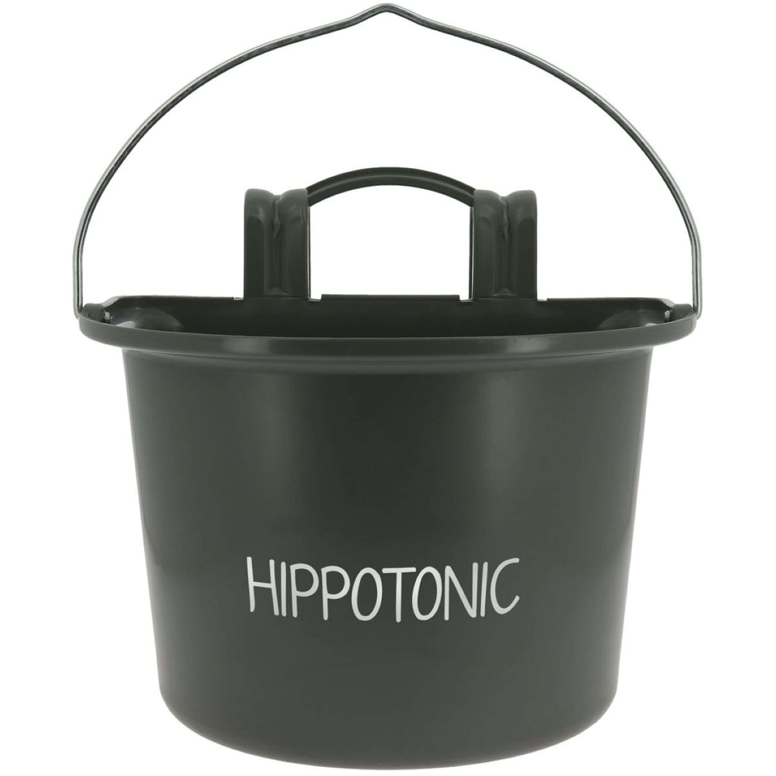 Hippotonic Futtertrog mit Henkel Dunkelgrau Hippotonic Futtertrog mit Henkel Dunkelgrau