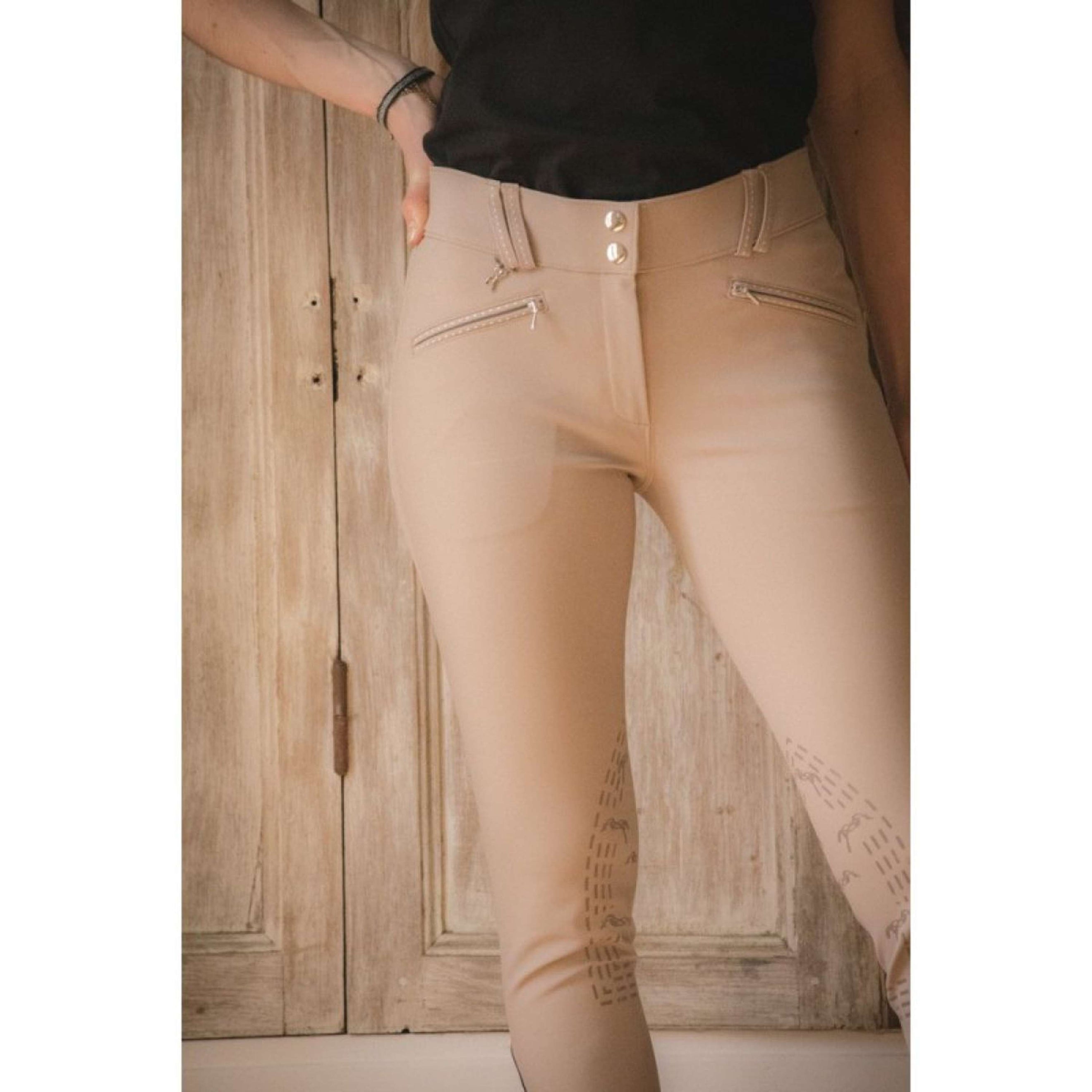 Pénélope Reithose Rocky Damen Beige