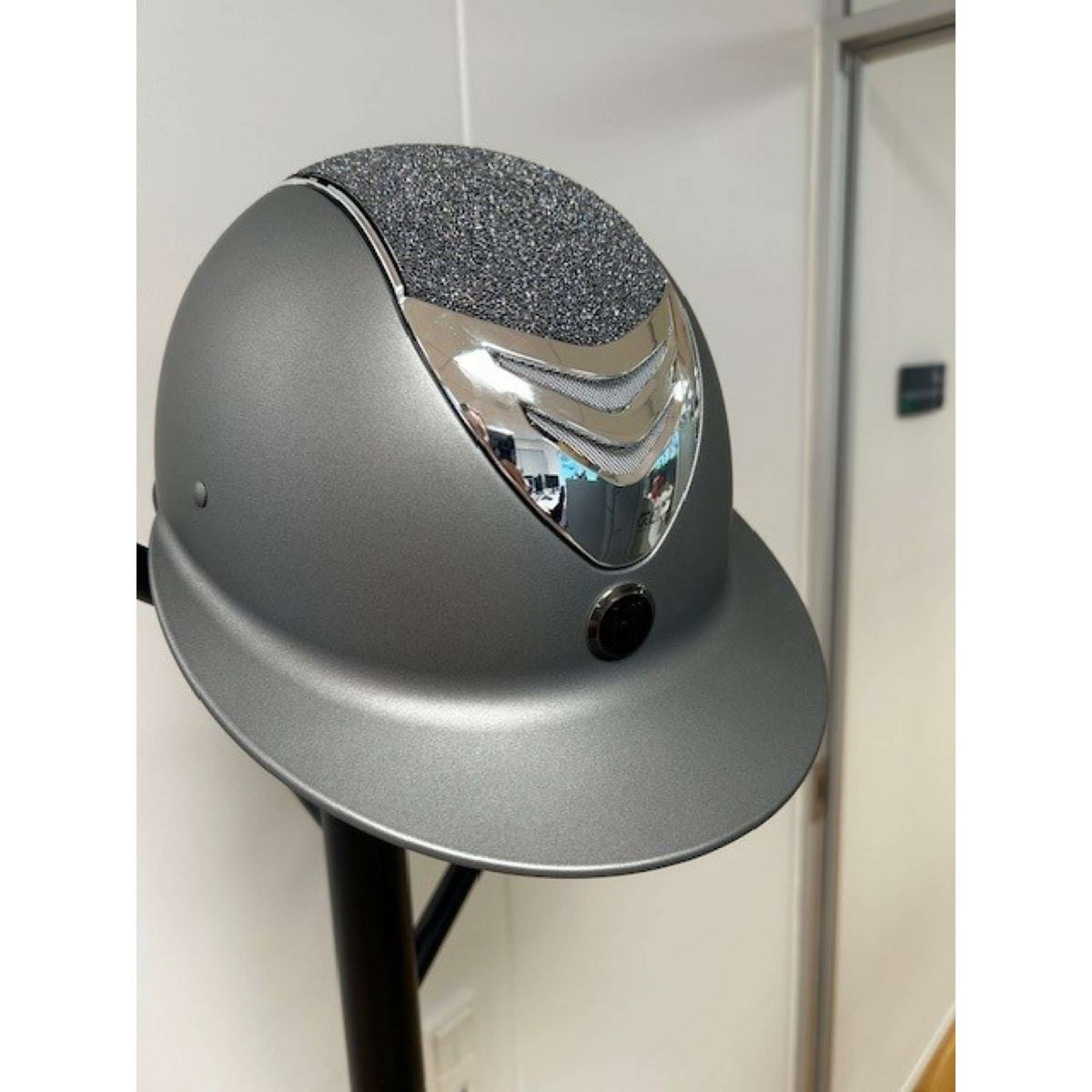 OneK Reithelm Mips Avancé Matt Glitzersilber Grau