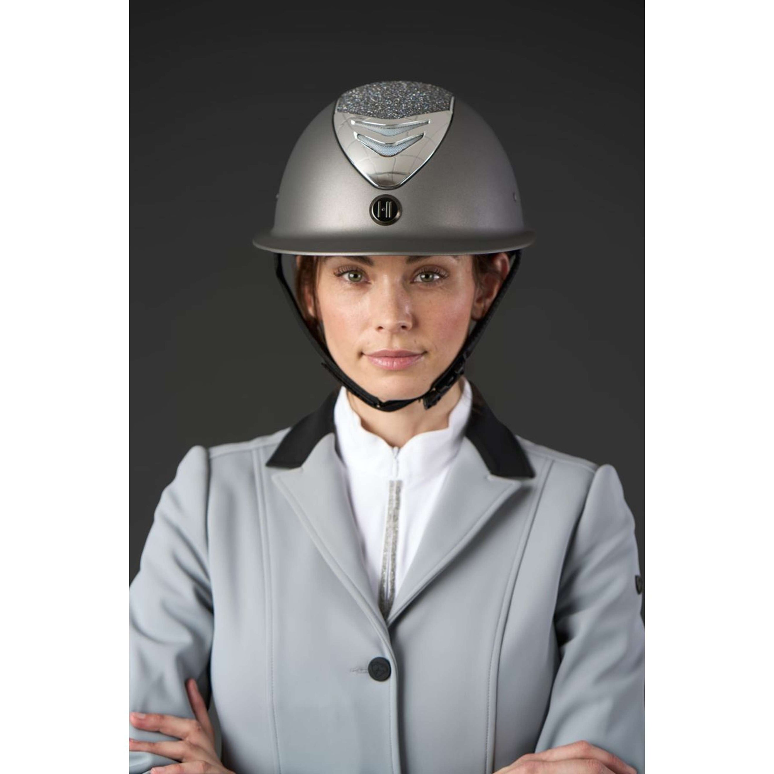 OneK Reithelm Mips Avancé Matt Glitzersilber Grau