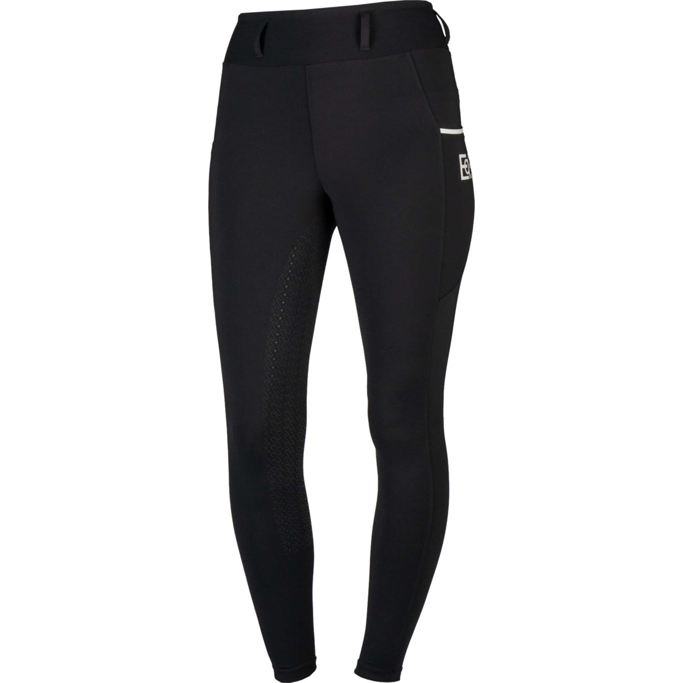 EQPRO Reitleggings Sofia Full Grip Schwarz