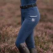 EQPRO Reitleggings Sofia Full Grip Navy Blue