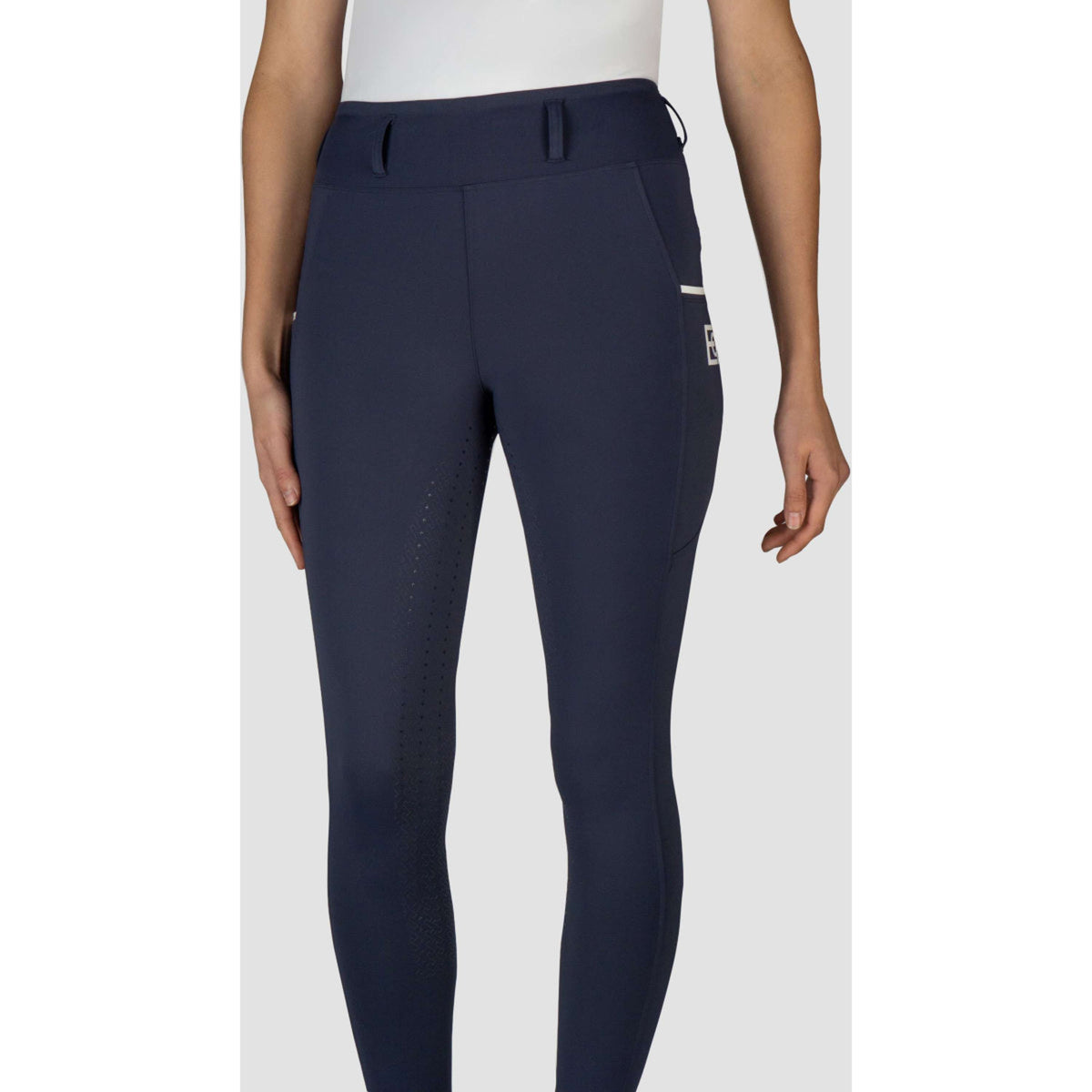 EQPRO Reitleggings Sofia Full Grip Navy Blue