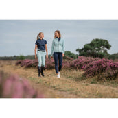 EQPRO Reitleggings Sofia Full Grip Blue Reef