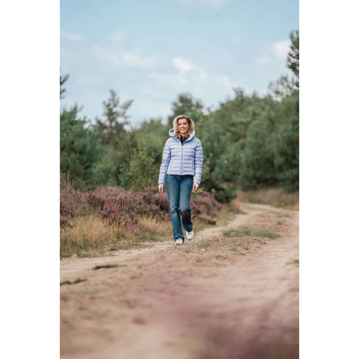 EQPRO Jacke Violet Gesteppt Lilac Coral