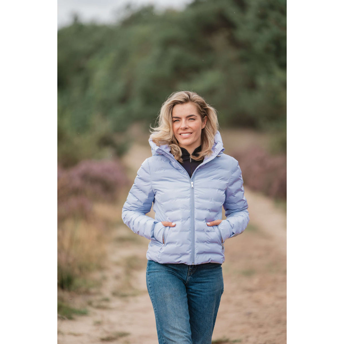 EQPRO Jacke Violet Gesteppt Lilac Coral