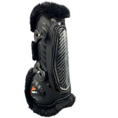 eQuick Gamaschen Carbon Shock Fluffy Schwarz