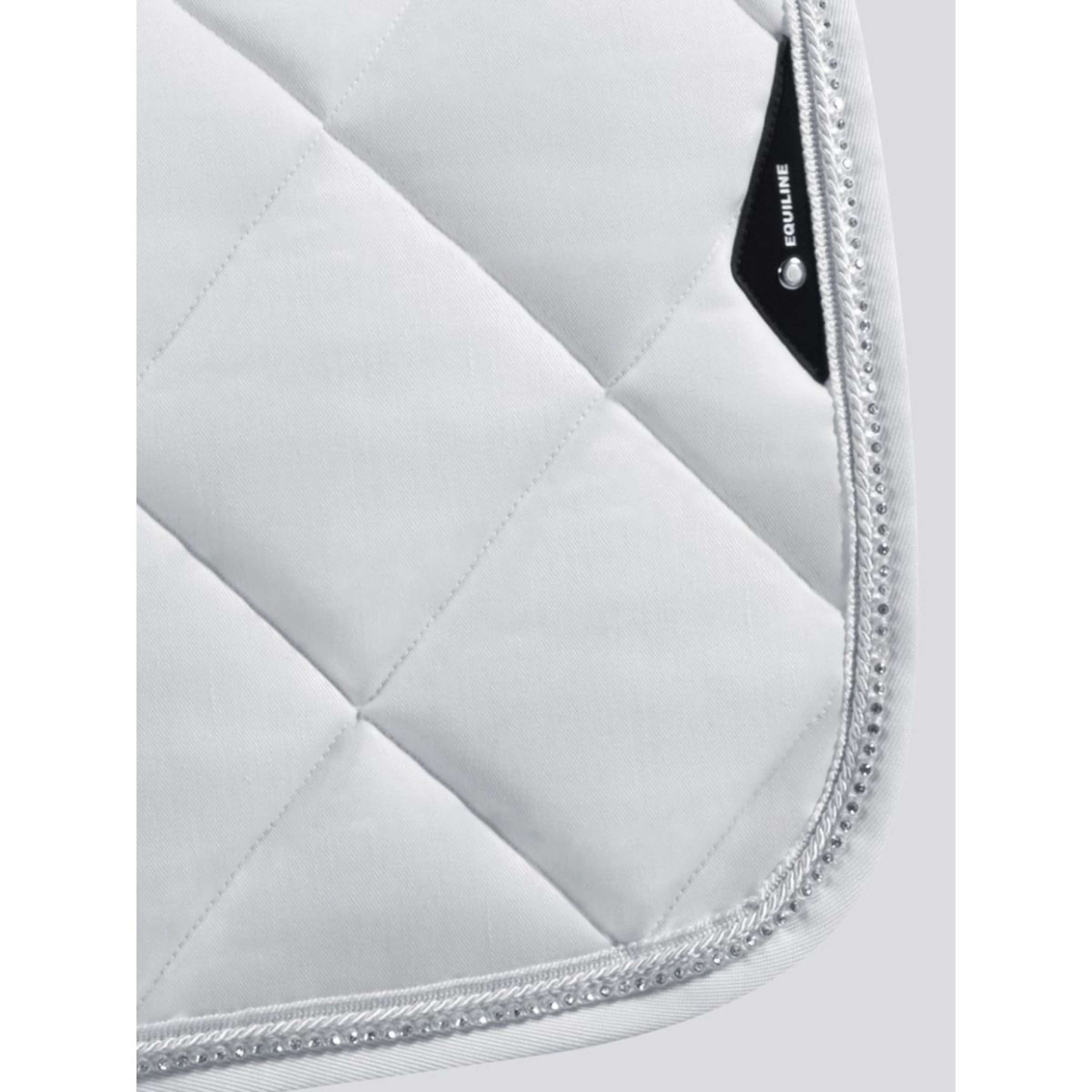 Equiline Schabracke Rombo Eqglow Dressur Weiß