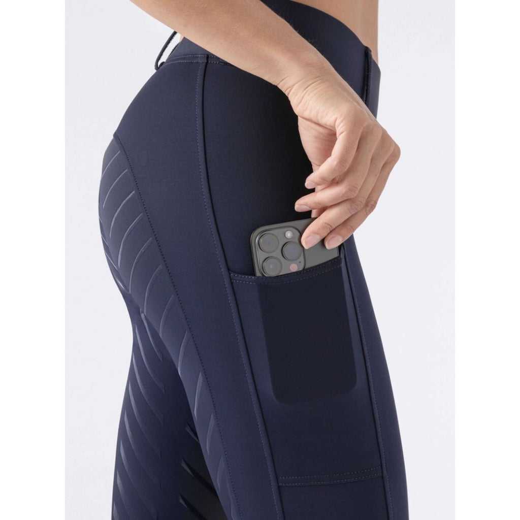 Equiline Reitleggings Carbef Full Grip Navy