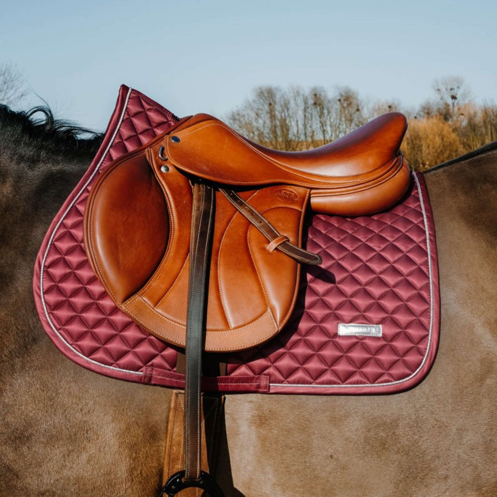 EQUITHÈME Schabracke Nacre Springen Bordeaux