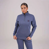 Aubrion Pullover Serene Half Zip Violett