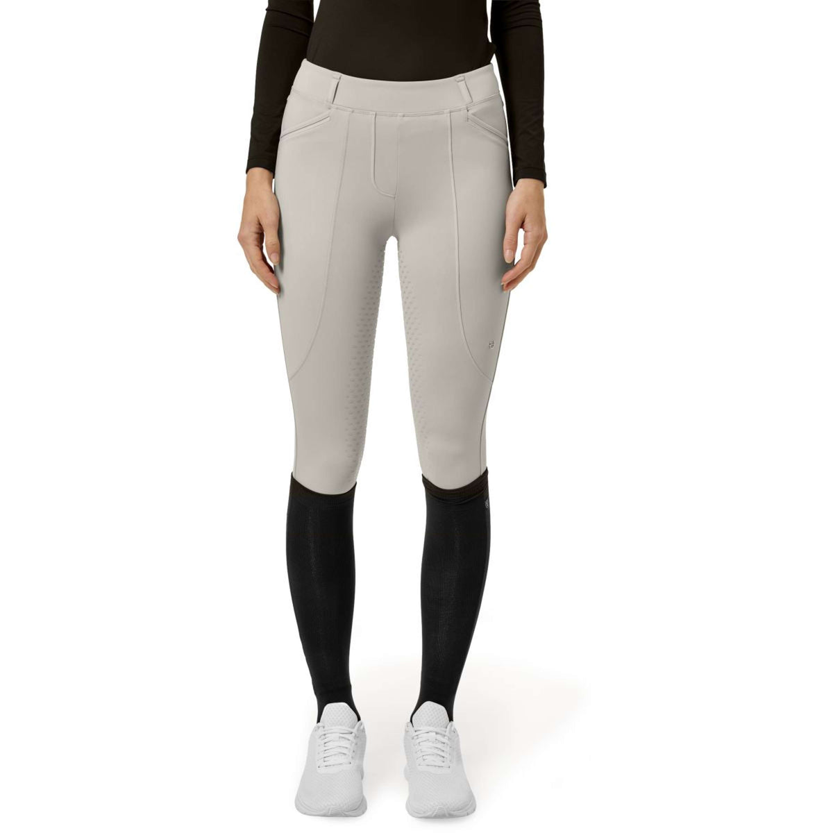 Equestrian Stockholm Reitleggings Premium Full Grip Greige
