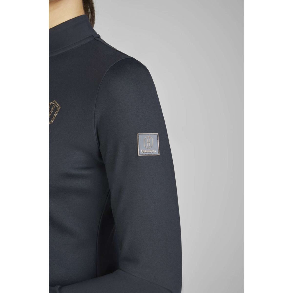 Eskadron Shirt Fanatics Half-Zip Schwarz