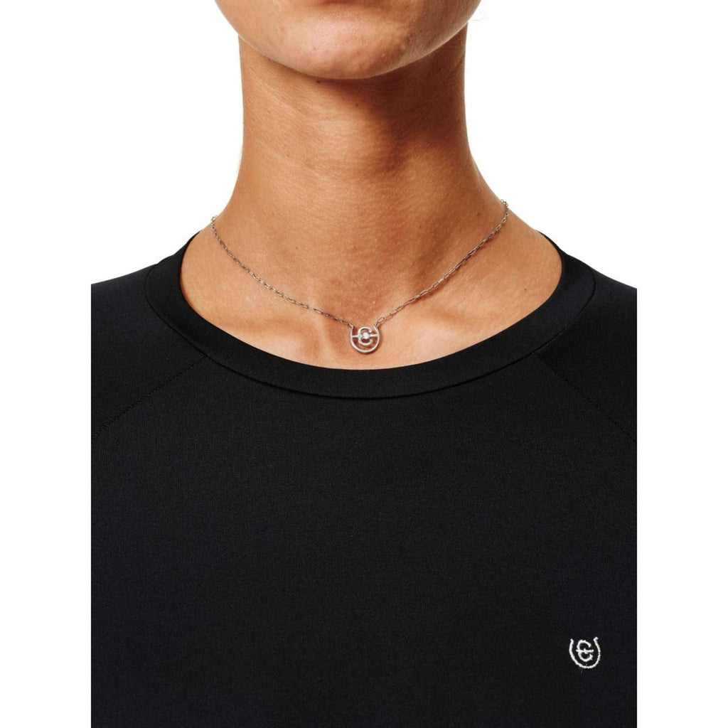 Equestrian Stockholm Halskette Swarovski Crystal Silber