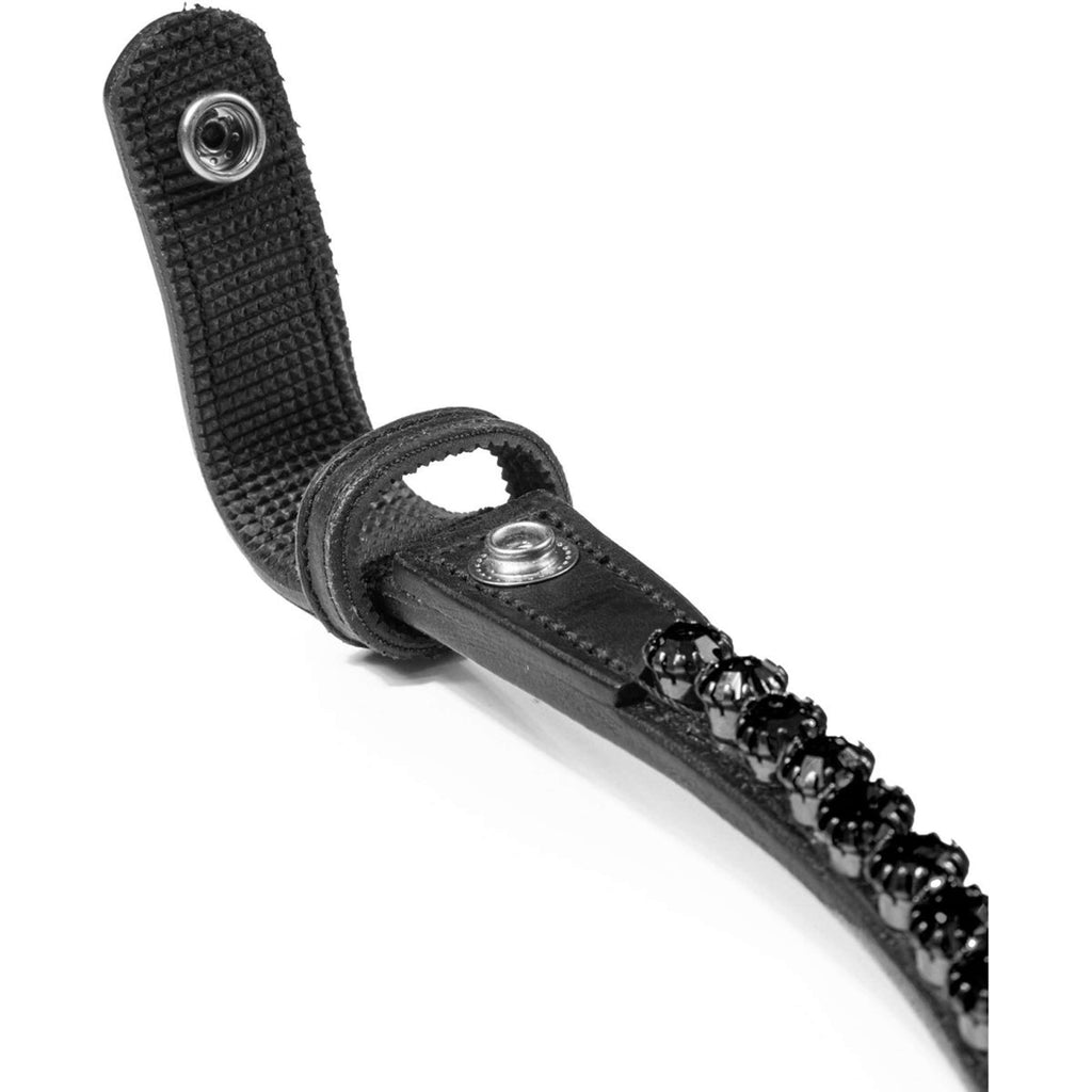 Equestrian Stockholm Stirnriemen Faded 8mm Schwarz