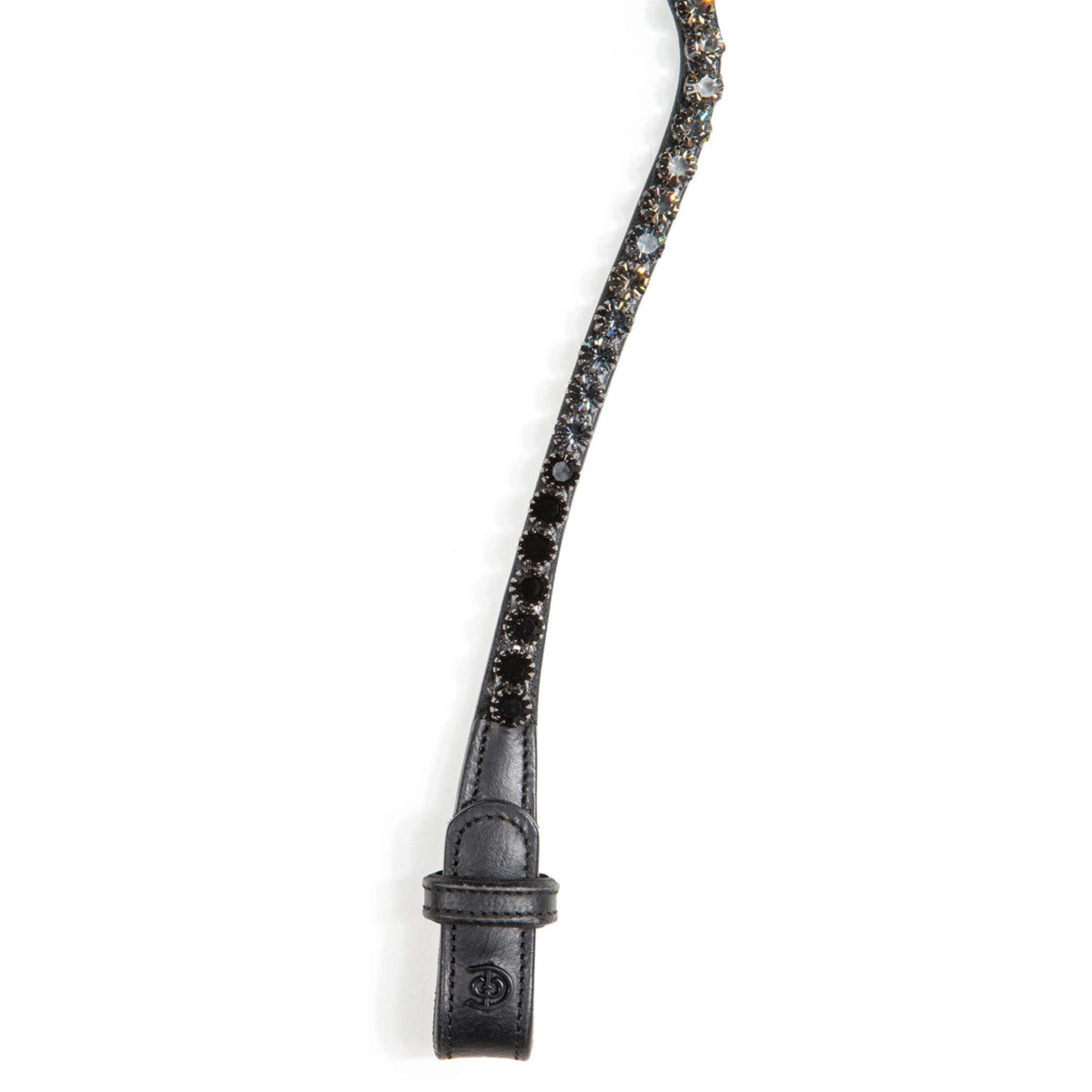 Equestrian Stockholm Stirnriemen Faded 8mm Schwarz