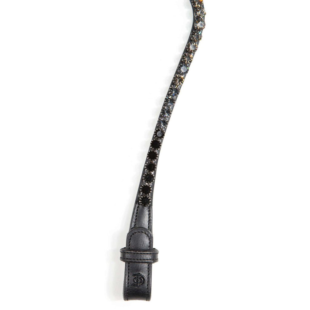 Equestrian Stockholm Stirnriemen Faded 8mm Schwarz