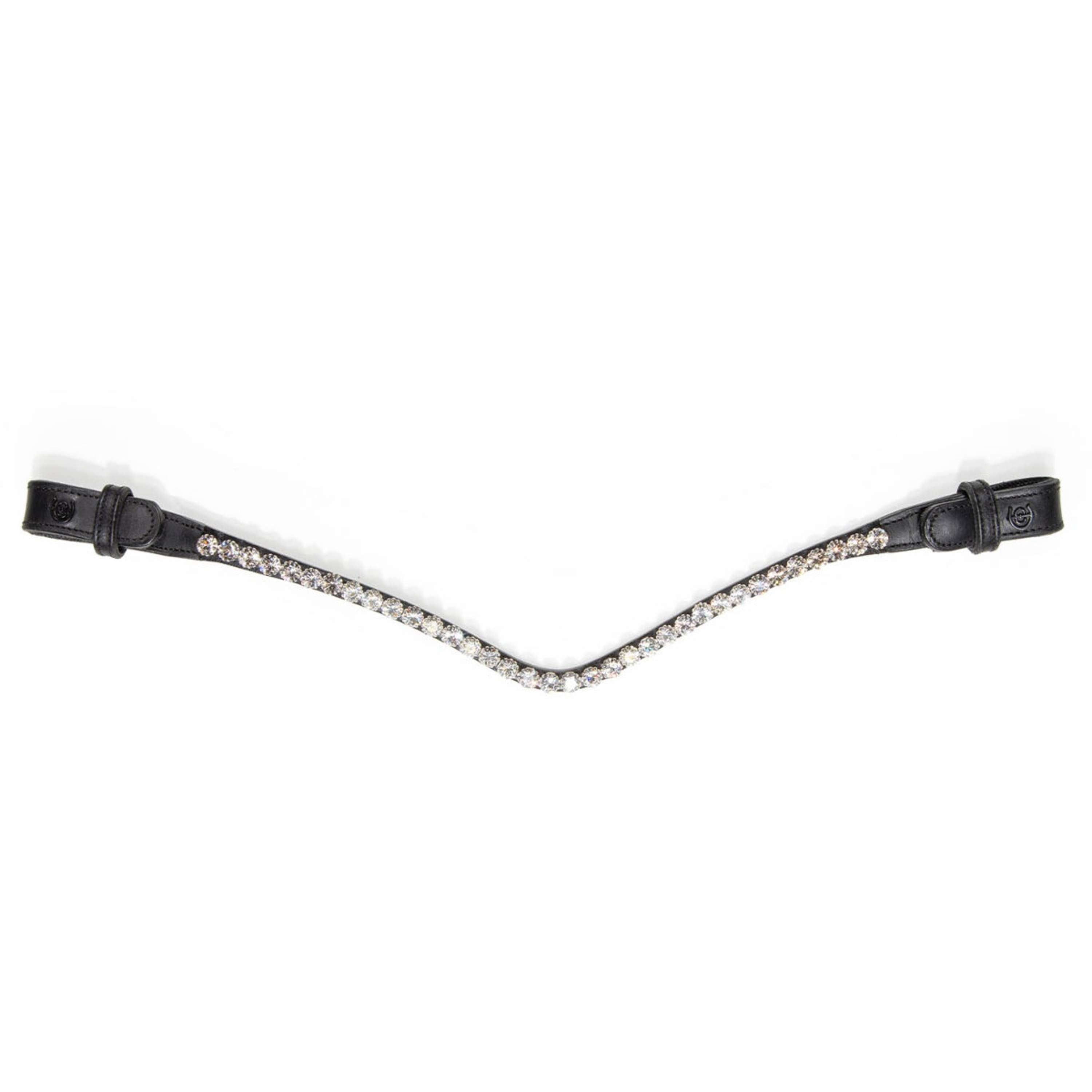 Equestrian Stockholm Stirnriemen Faded 8mm Crystal