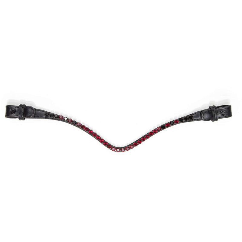 Equestrian Stockholm Stirnriemen Faded 8mm Merlot