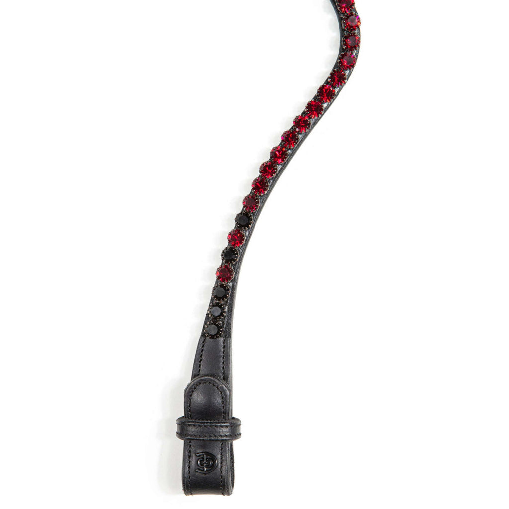 Equestrian Stockholm Stirnriemen Faded 8mm Merlot