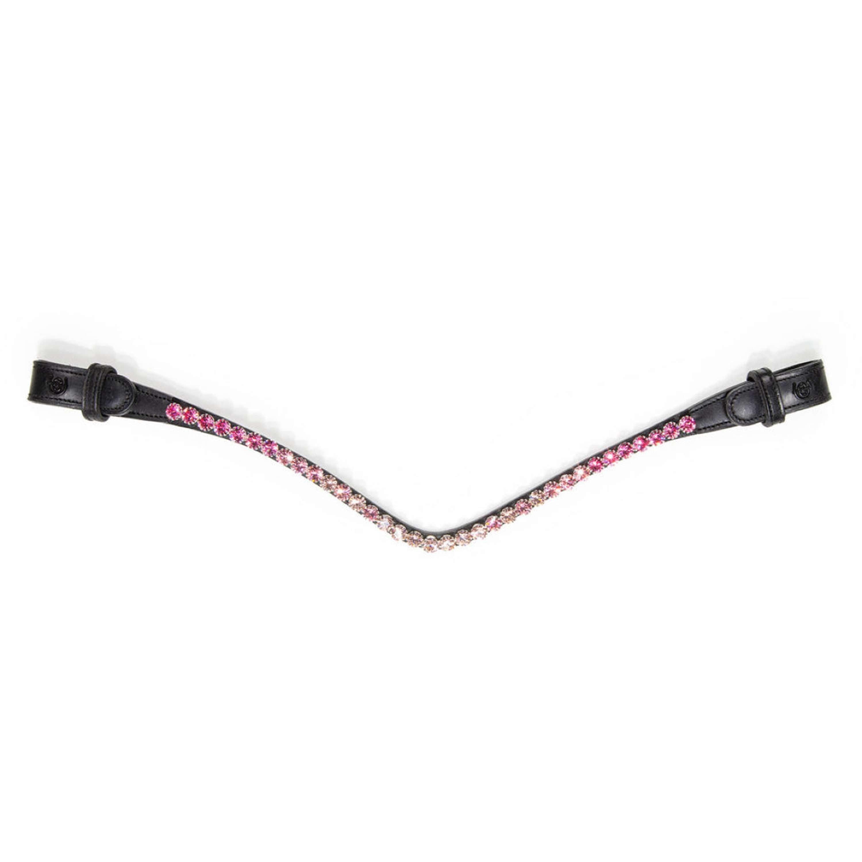 Equestrian Stockholm Stirnriemen Faded 8mm Rosa