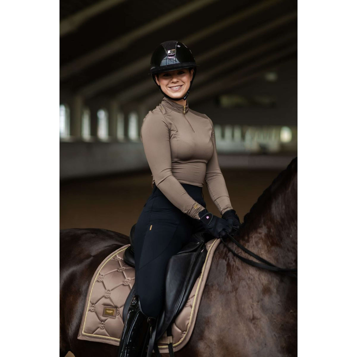 Equestrian Stockholm Schabracke Dressur Champagne