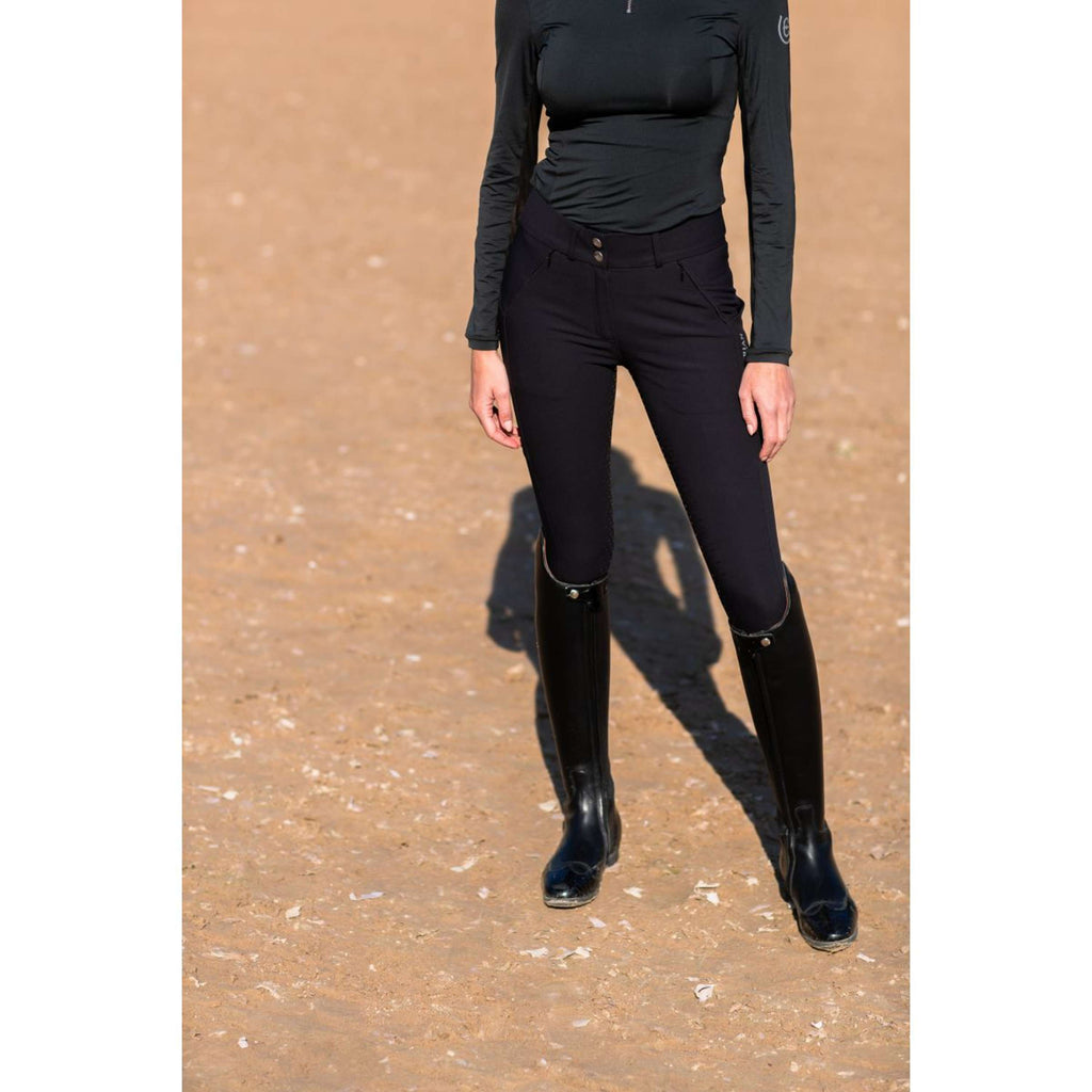 Equestrian Stockholm Reithose Elite Dressage Schwarz