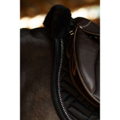 Equestrian Stockholm Schabracke Vegan Fur Springen Crystal Black