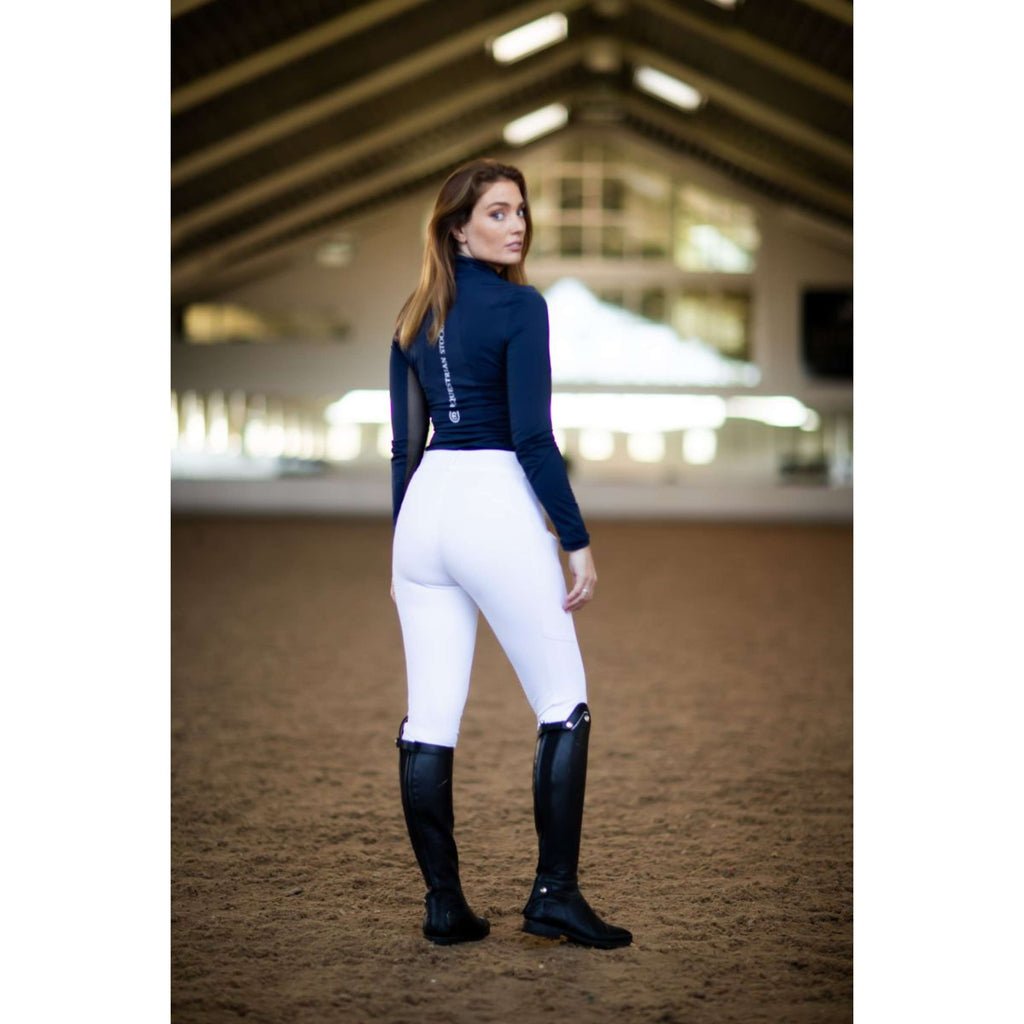 Equestrian Stockholm Reithose Elite Jump Weiß