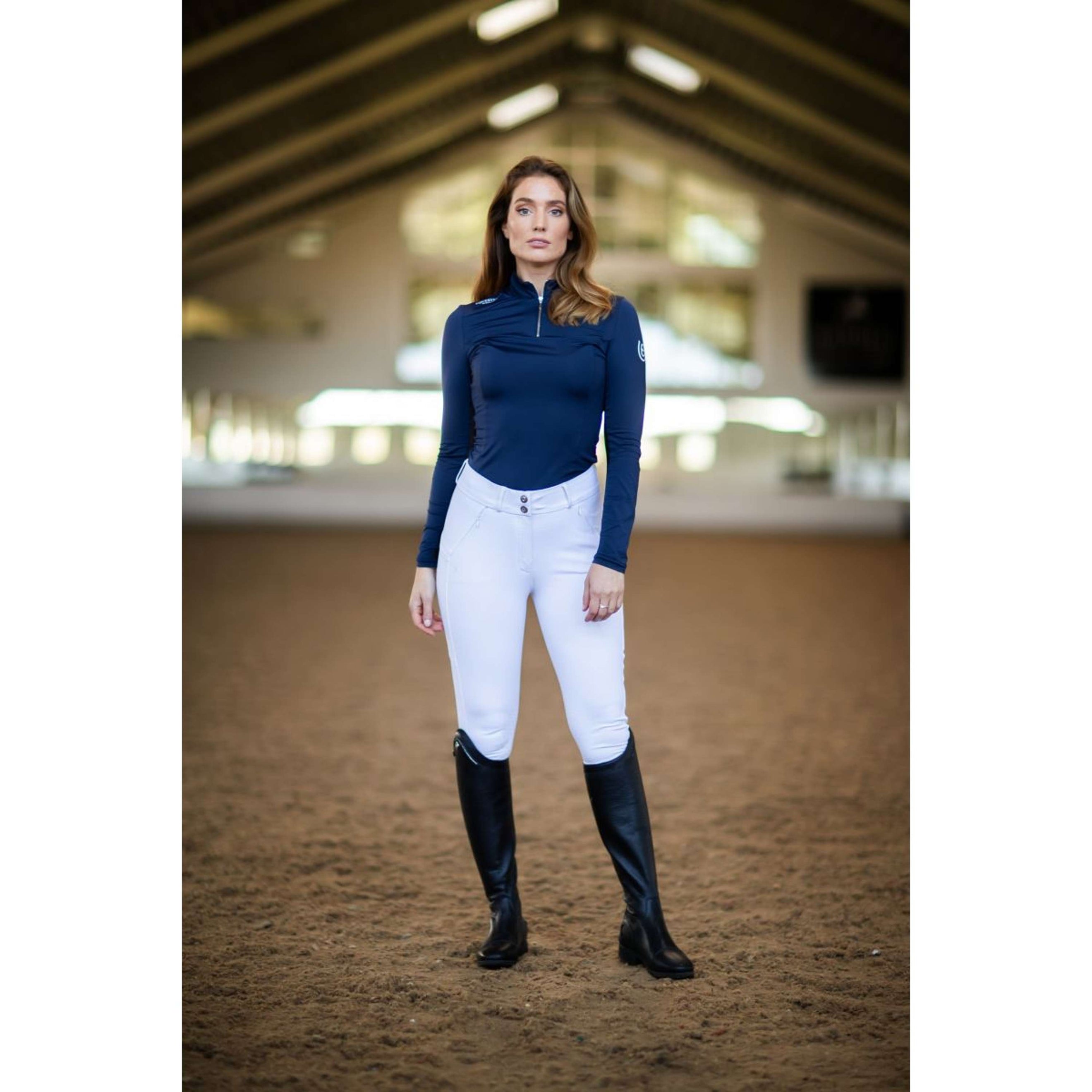 Equestrian Stockholm Reithose Elite Jump Weiß