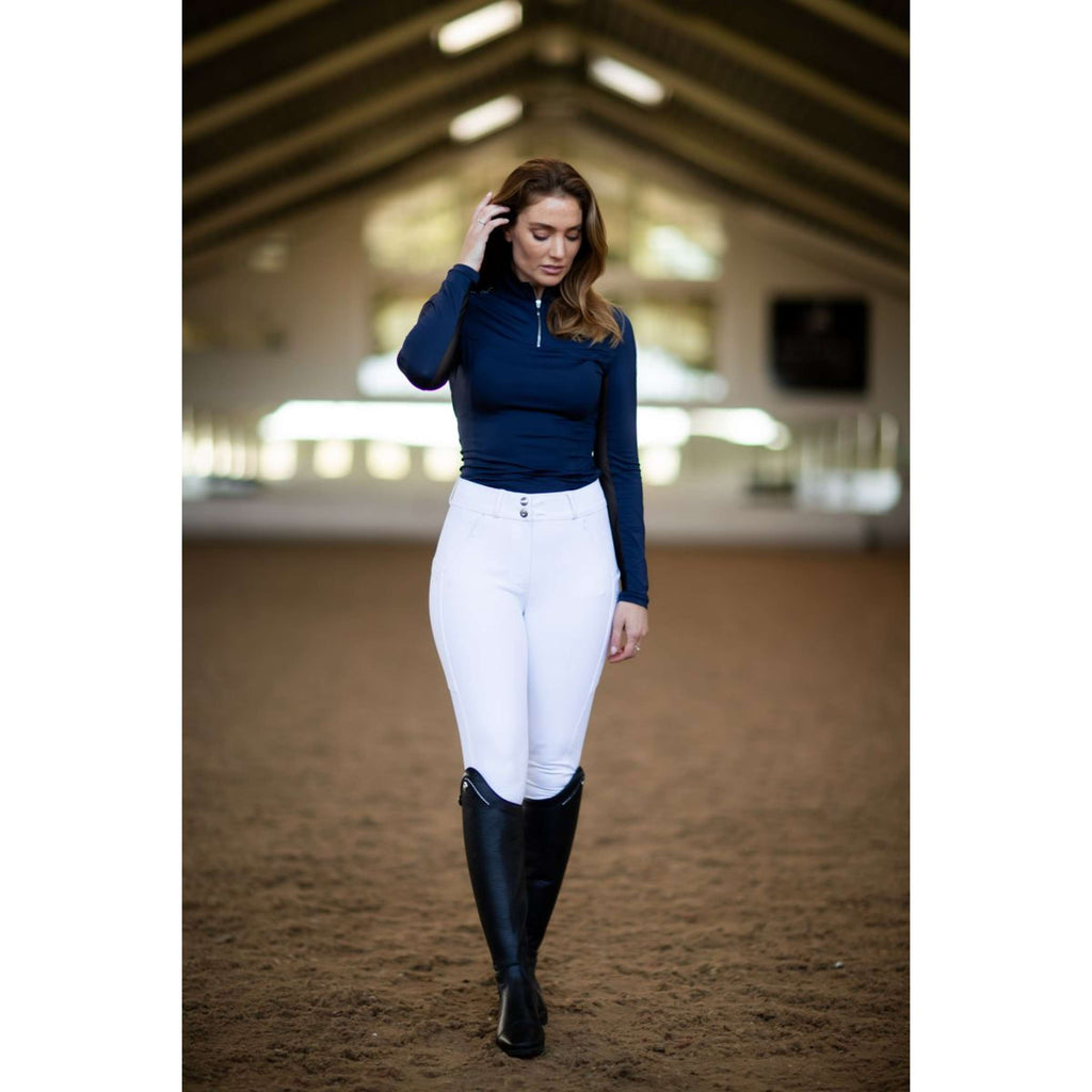 Equestrian Stockholm Reithose Elite Jump Weiß