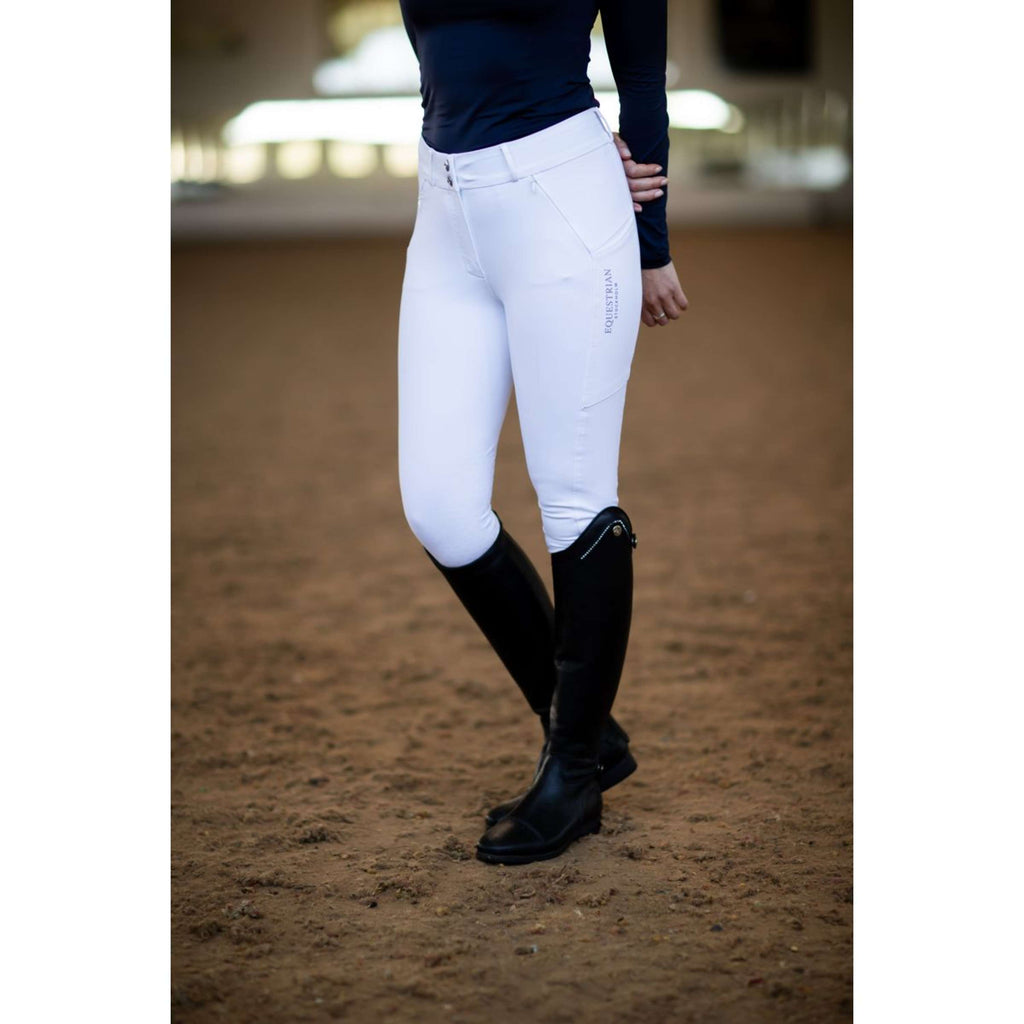 Equestrian Stockholm Reithose Elite Jump Weiß