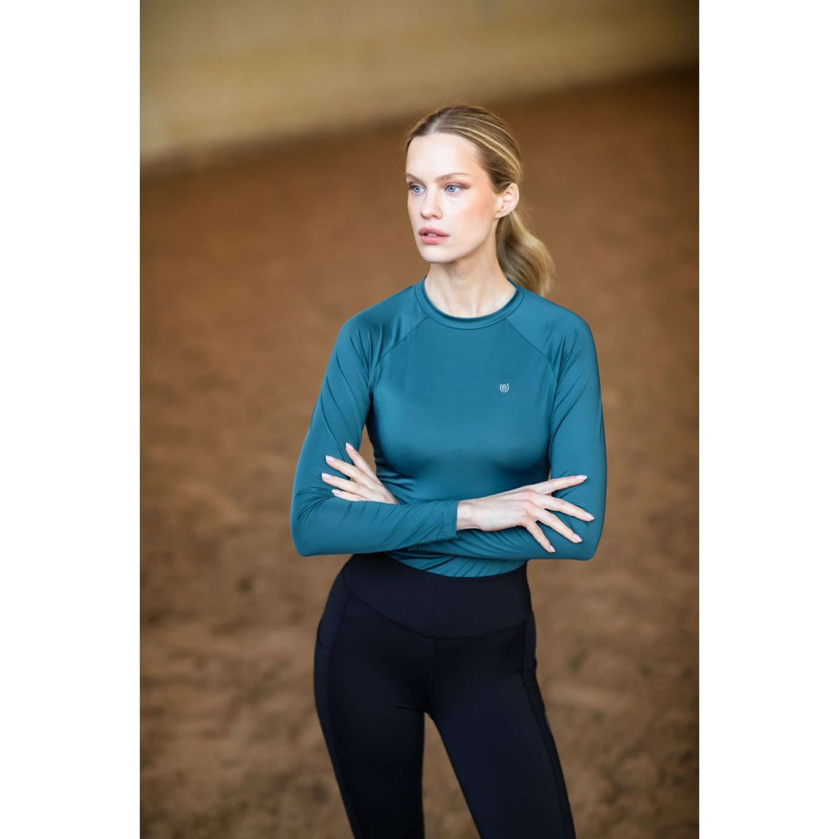 Equestrian Stockholm Shirt Dynamic Deep Teal