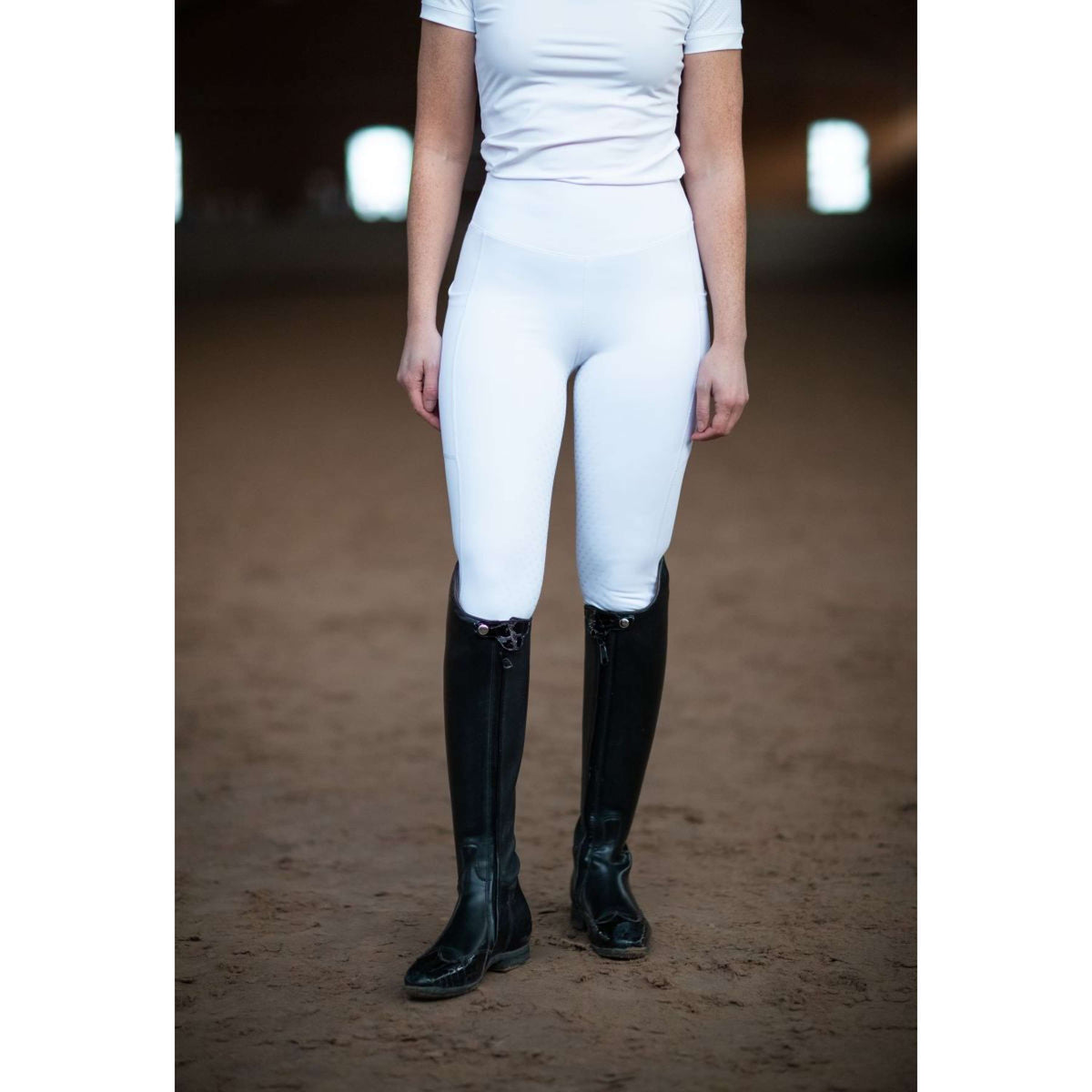 Equestrian Stockholm Reitleggings Movement Dressage Weiß