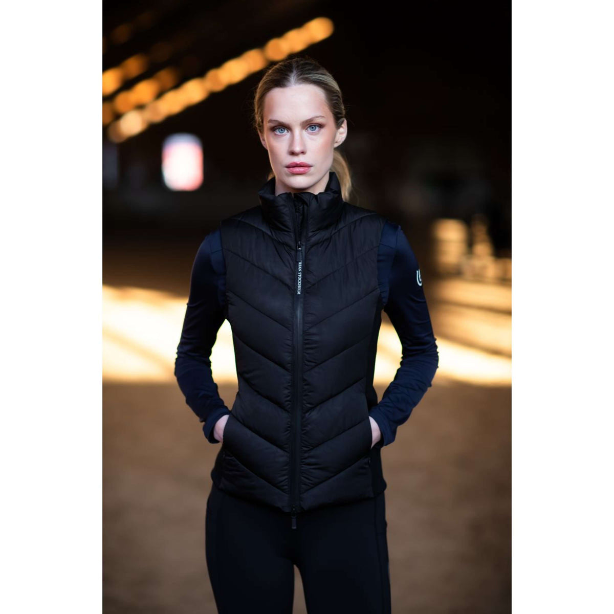 Equestrian Stockholm Weste Versatile Schwarz