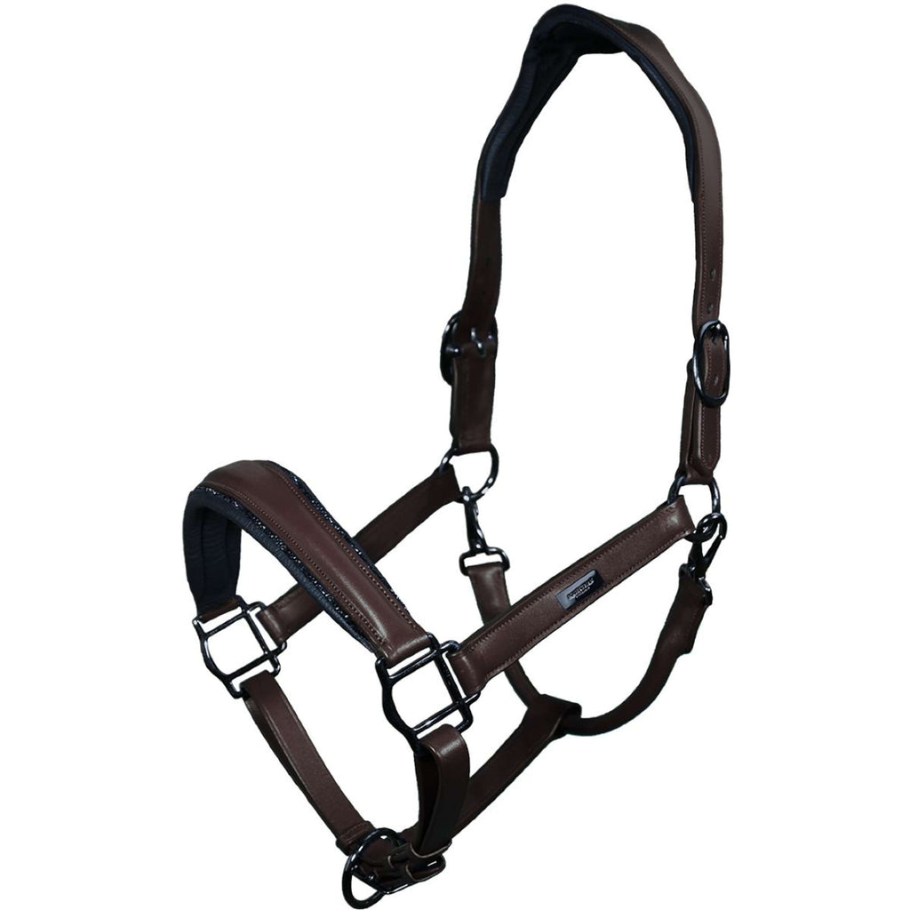 Equestrian Stockholm Halfter Glimmer Anatomic Leather Braun