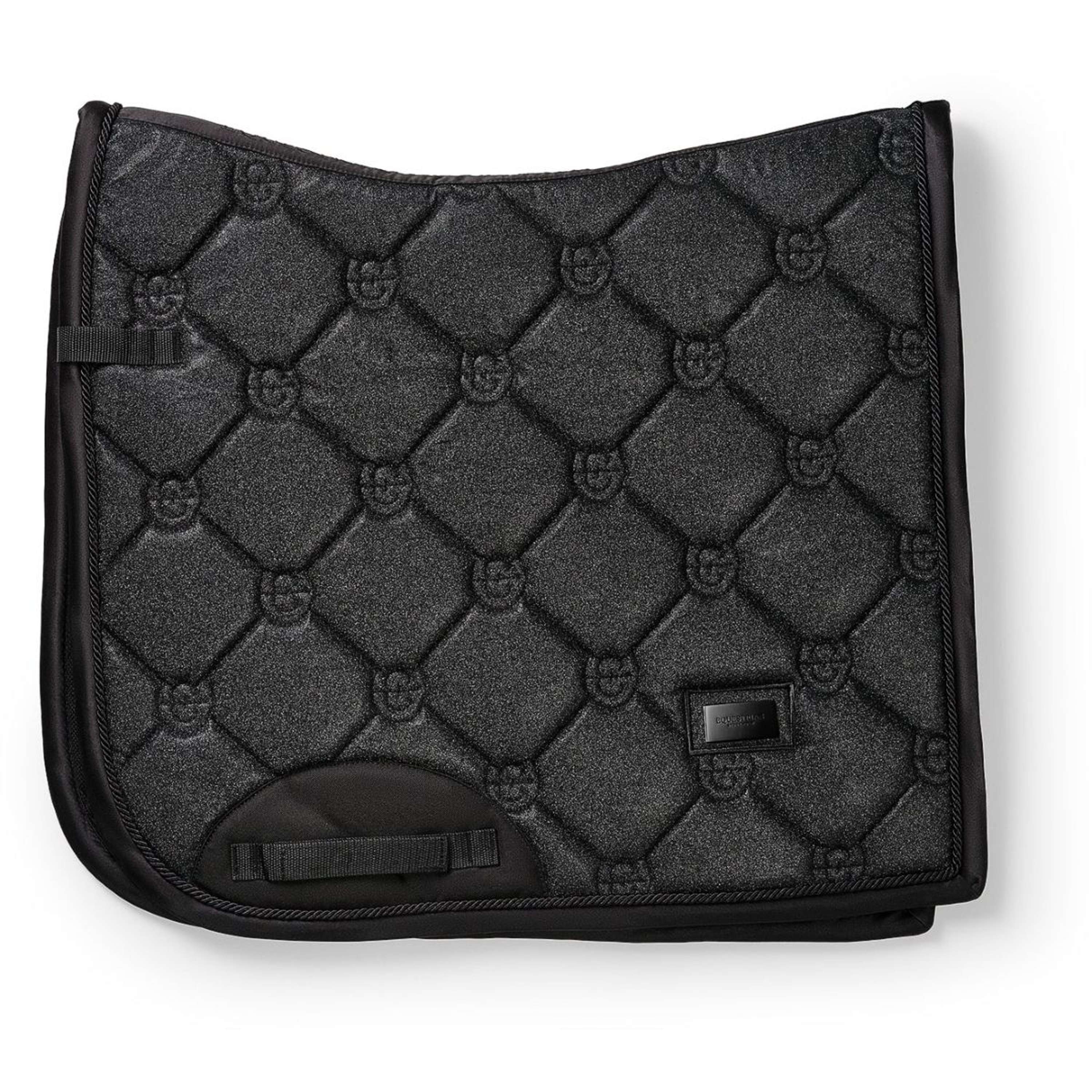 Equestrian Stockholm Schabracke Dressur All Black Glimmer