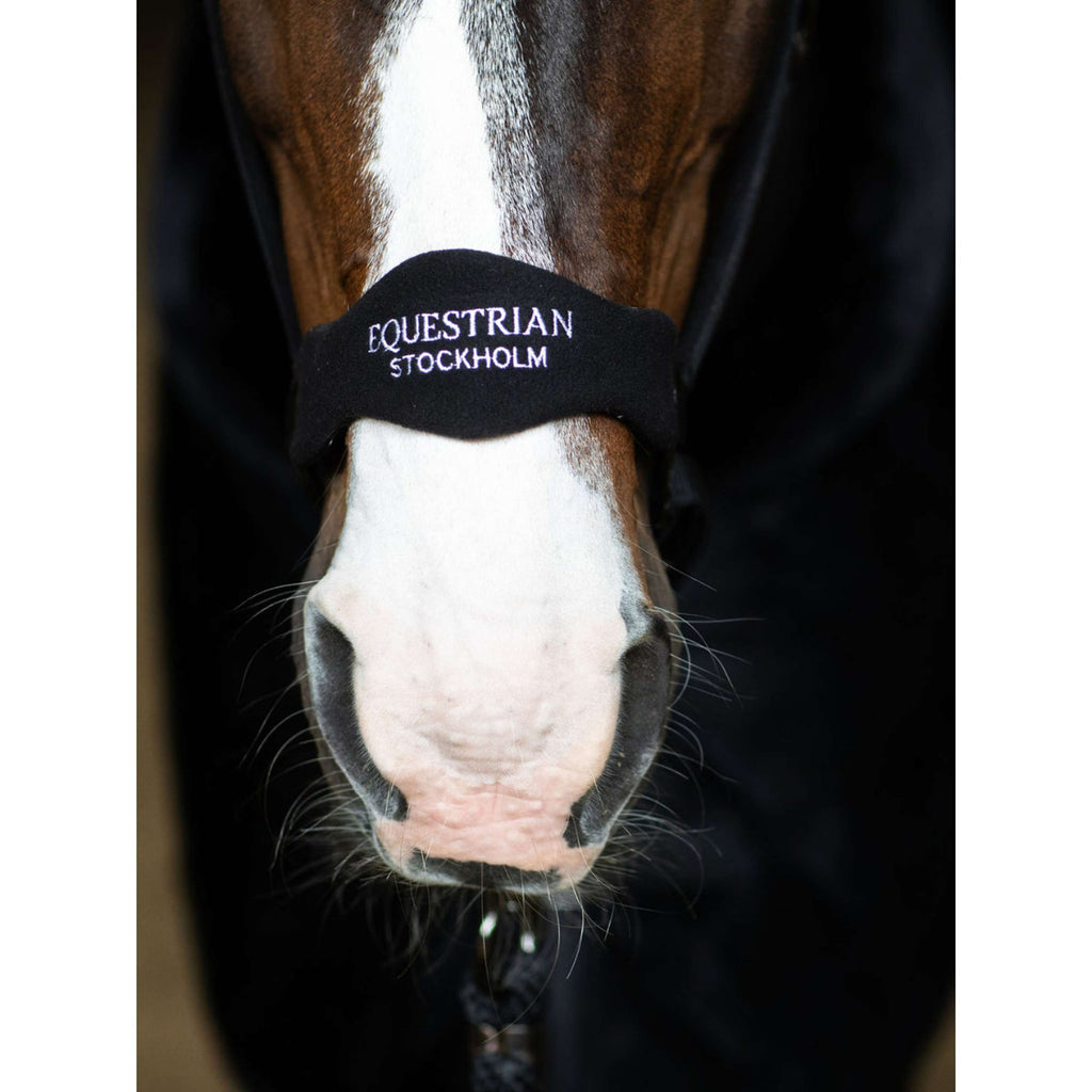 Equestrian Stockholm Halfter Anatomic Fleece Schwarz