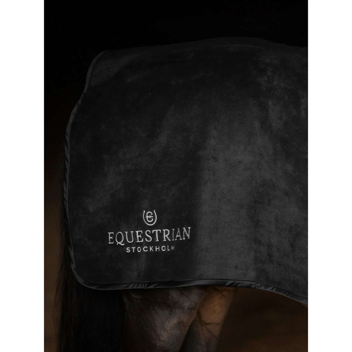 Equestrian Stockholm Quarter Rug Heavy Fleece Schwarz