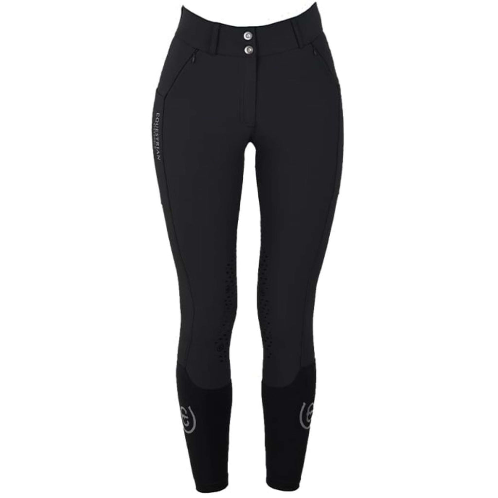 Equestrian Stockholm Reithose Elite Jump Schwarz