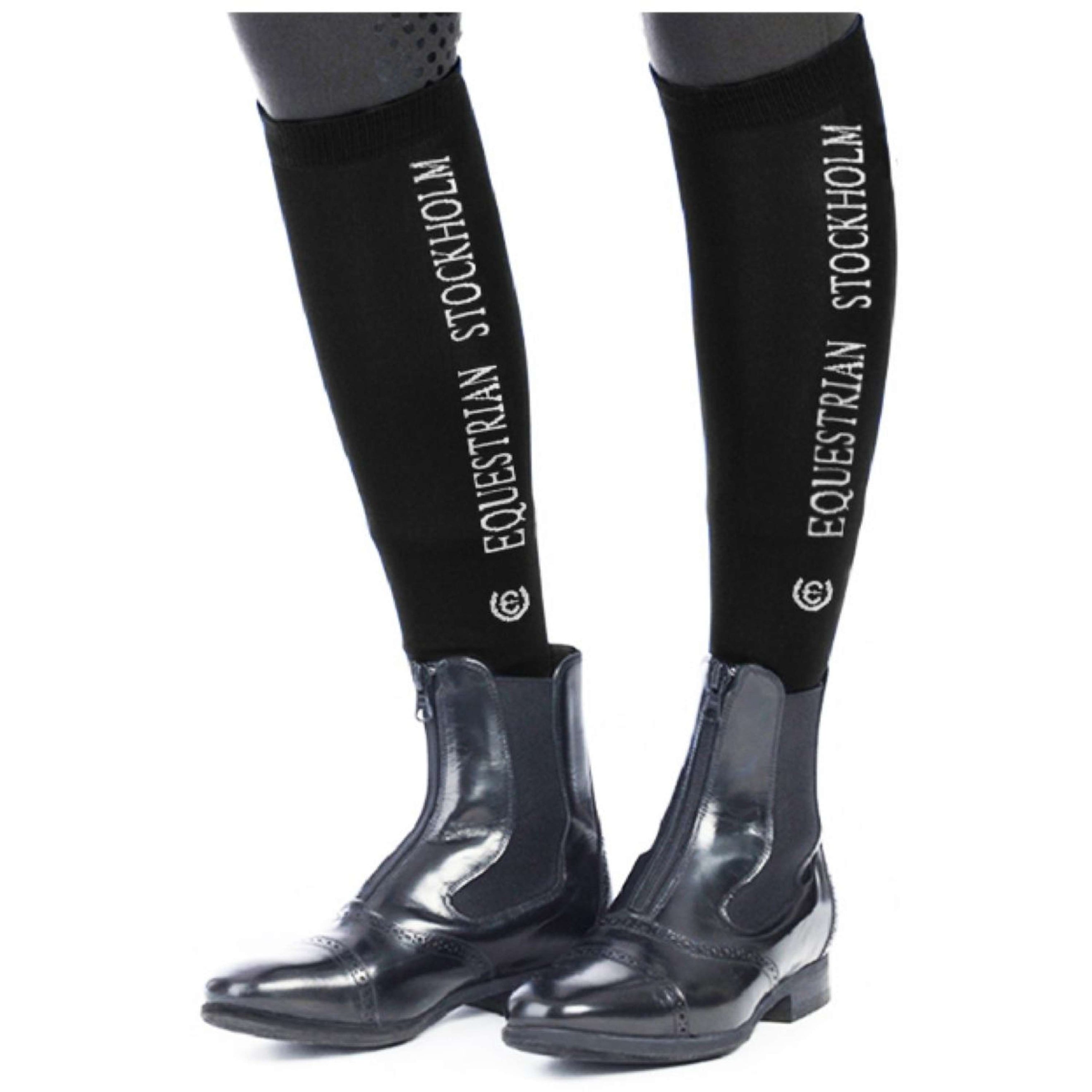 Equestrian Stockholm Reitsocken Bamboo Blend Black Edition