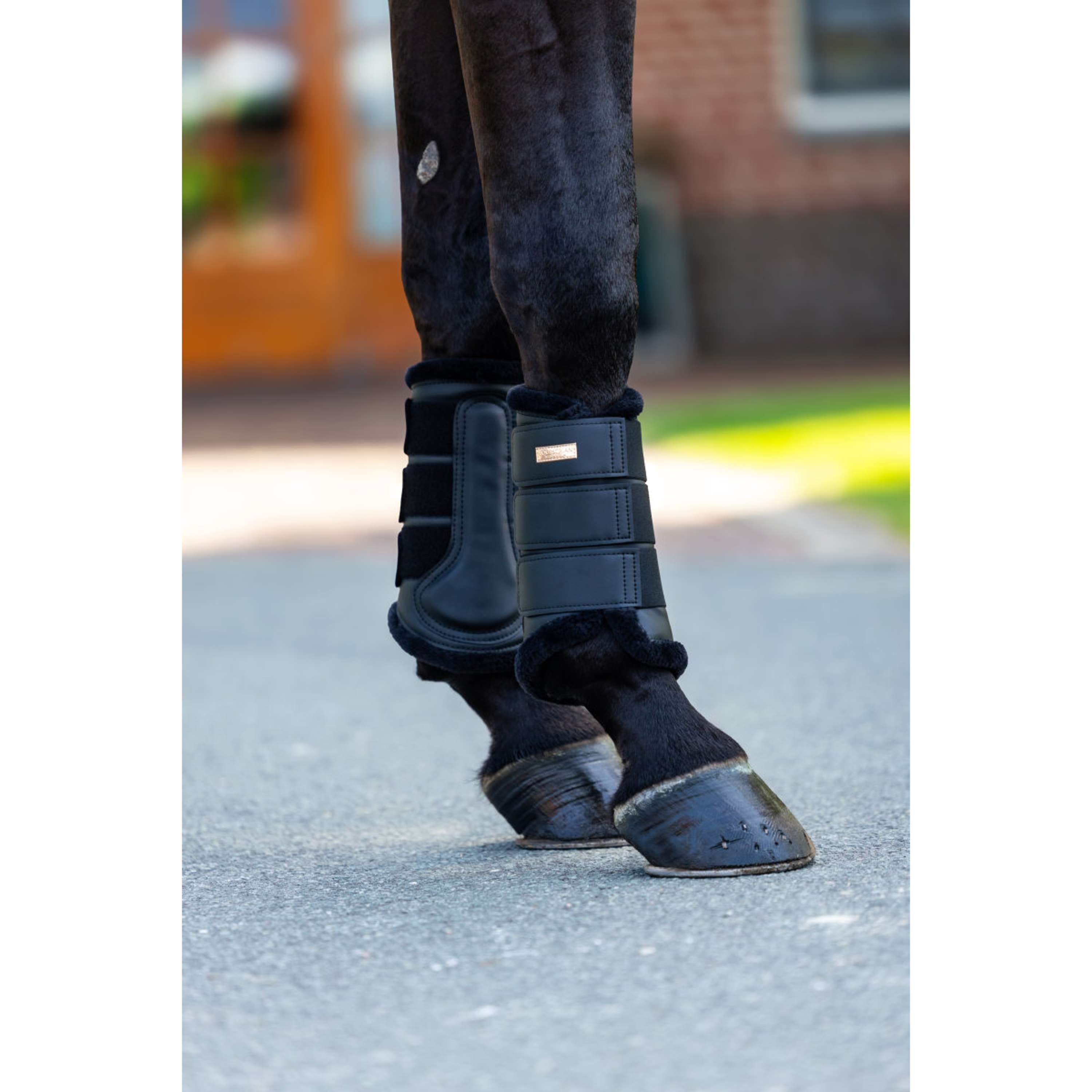 Equestrian Stockholm Gamaschen Schwarz/Blush