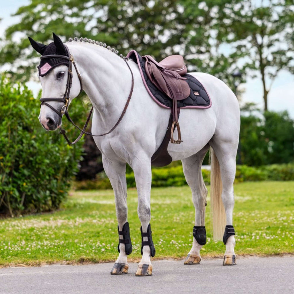 Equestrian Stockholm Fliegenhaube Schwarz/Blush