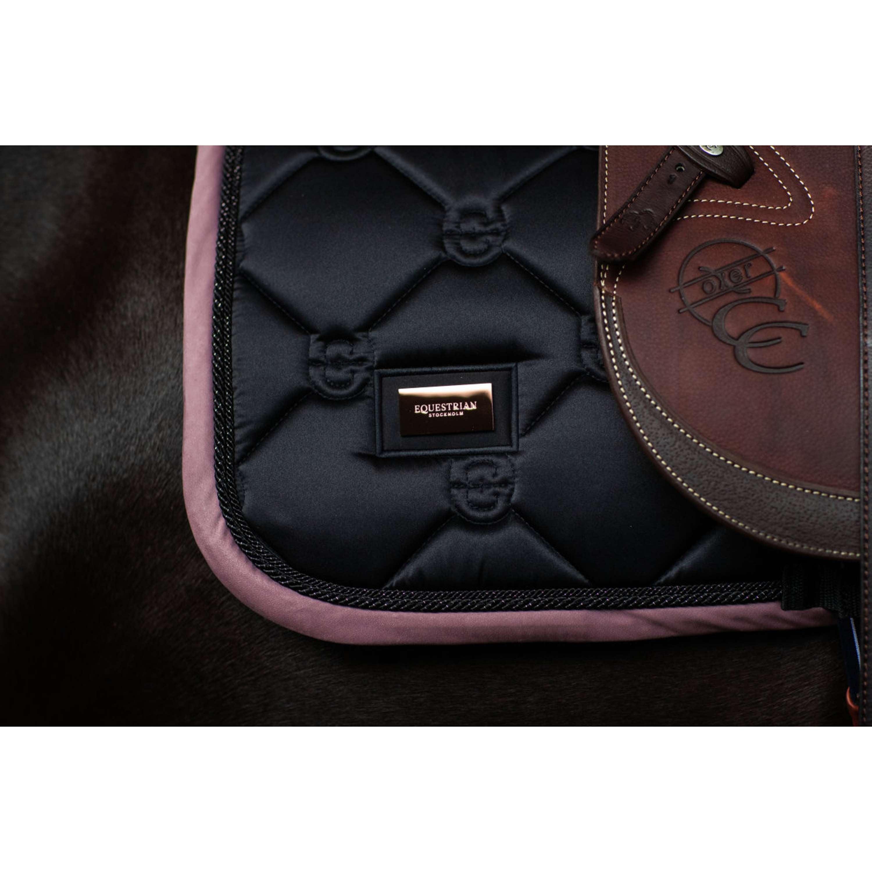 Equestrian Stockholm Schabracke Springen Schwarz/Blush
