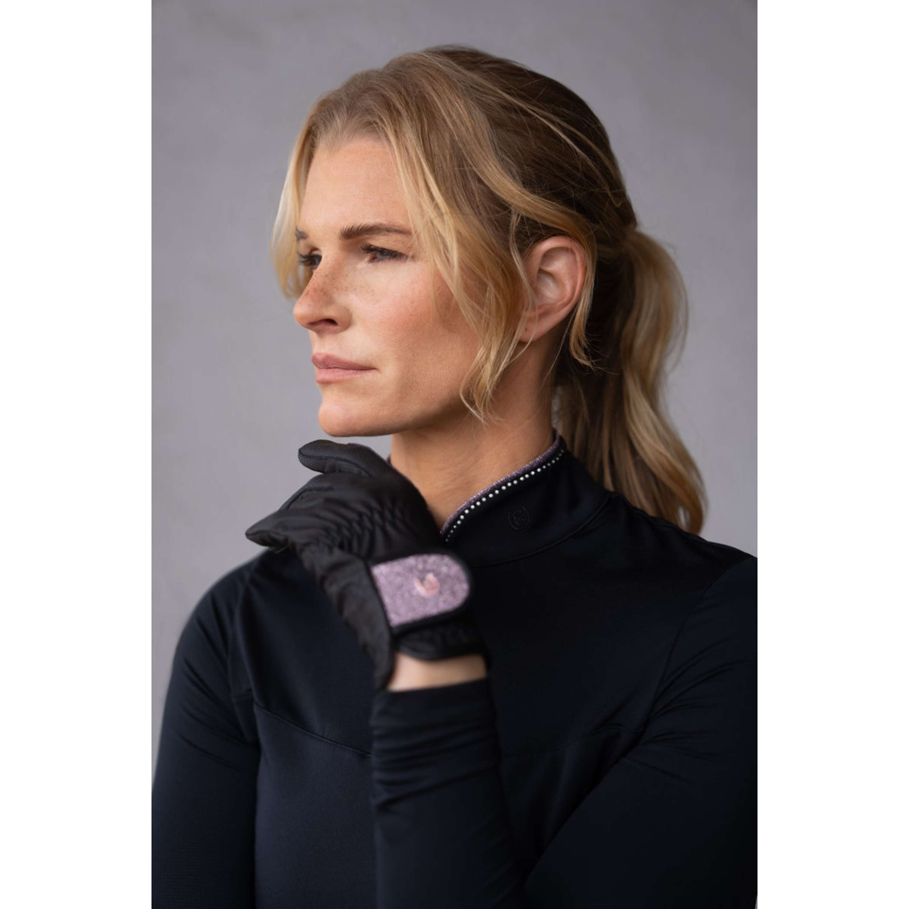 Equestrian Stockholm Reithandschuhe Motion Pink Glimmer