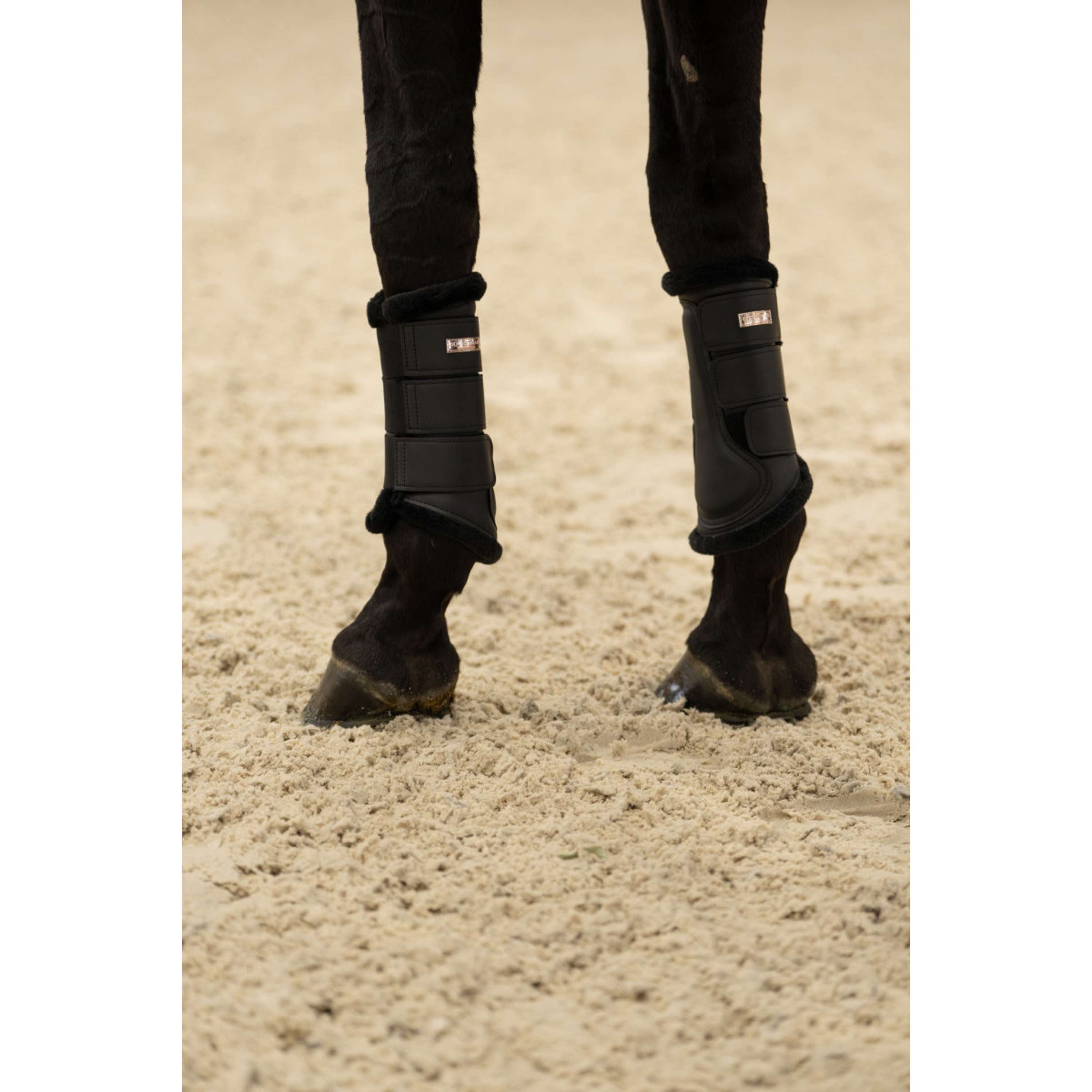 Equestrian Stockholm Gamaschen Schwarz/Blush
