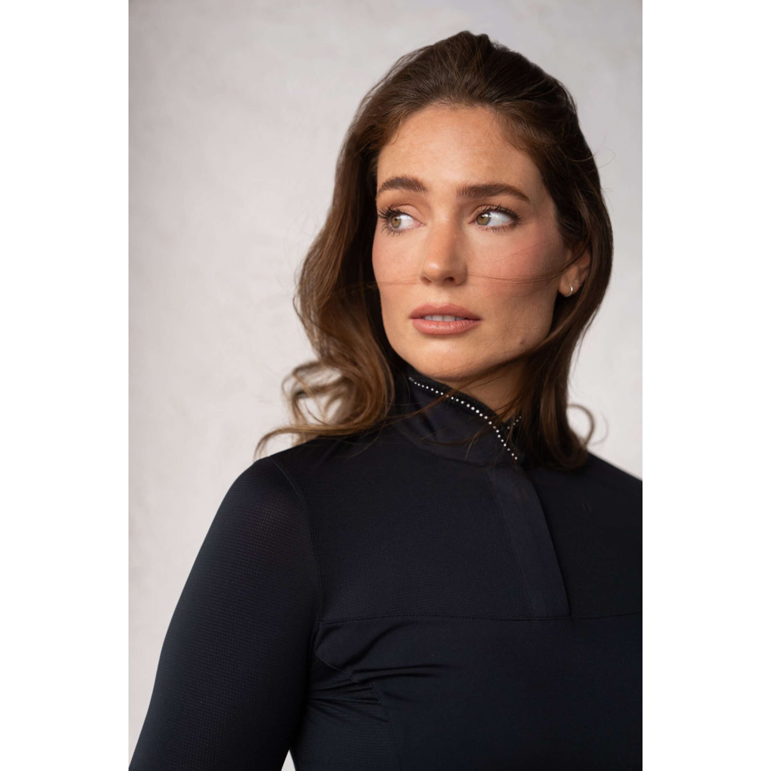 Equestrian Stockholm Shirt Revenew Black Glimmer